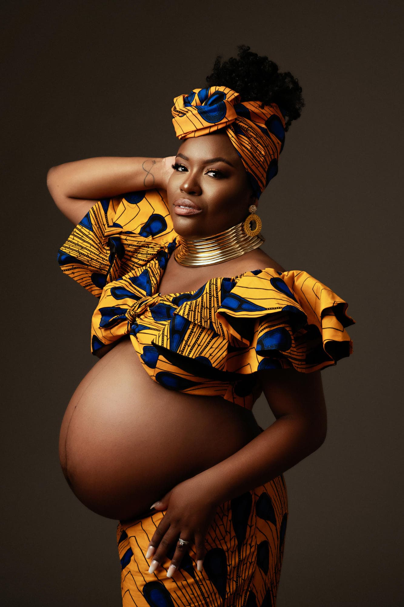 African Inspired Maternity Photoshoot Tianna J-Williams Photography