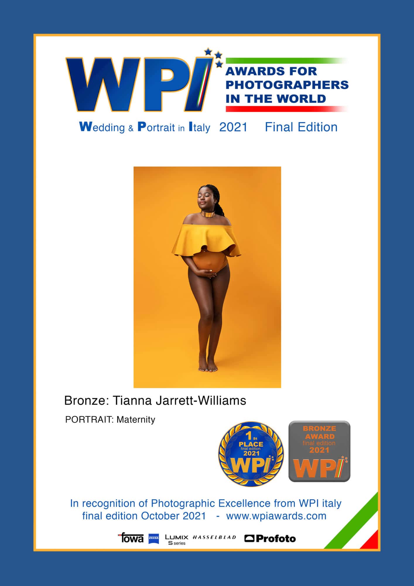 WPI Award Winning Maternity Photography Tianna 1st Place
