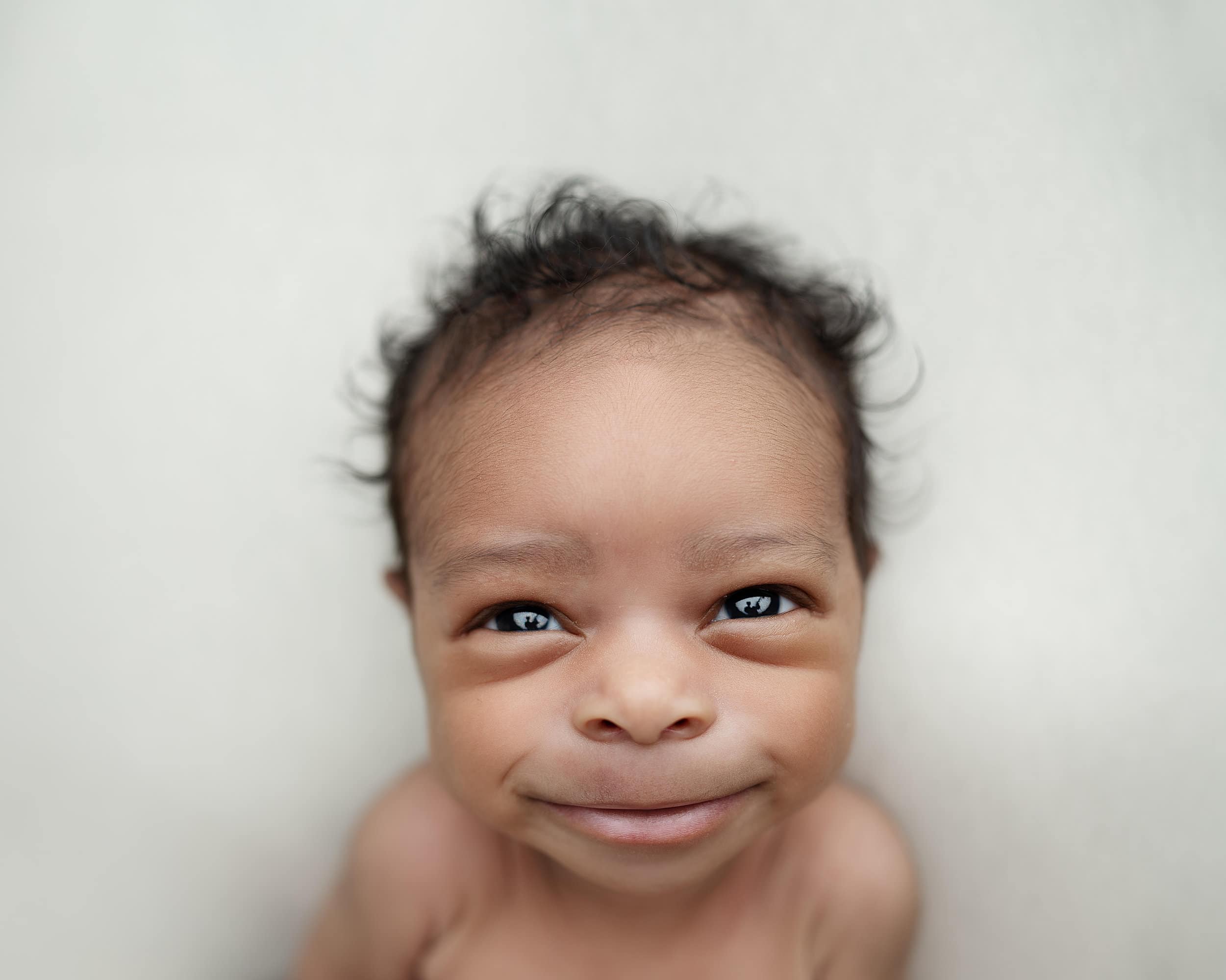 Smiling Newborn Baby Photography Birmingham Tianna J-Williams Photography