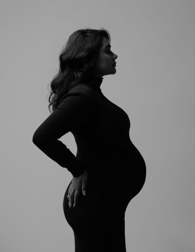 Classic, maternity photography black and white pregnancy photoshoot